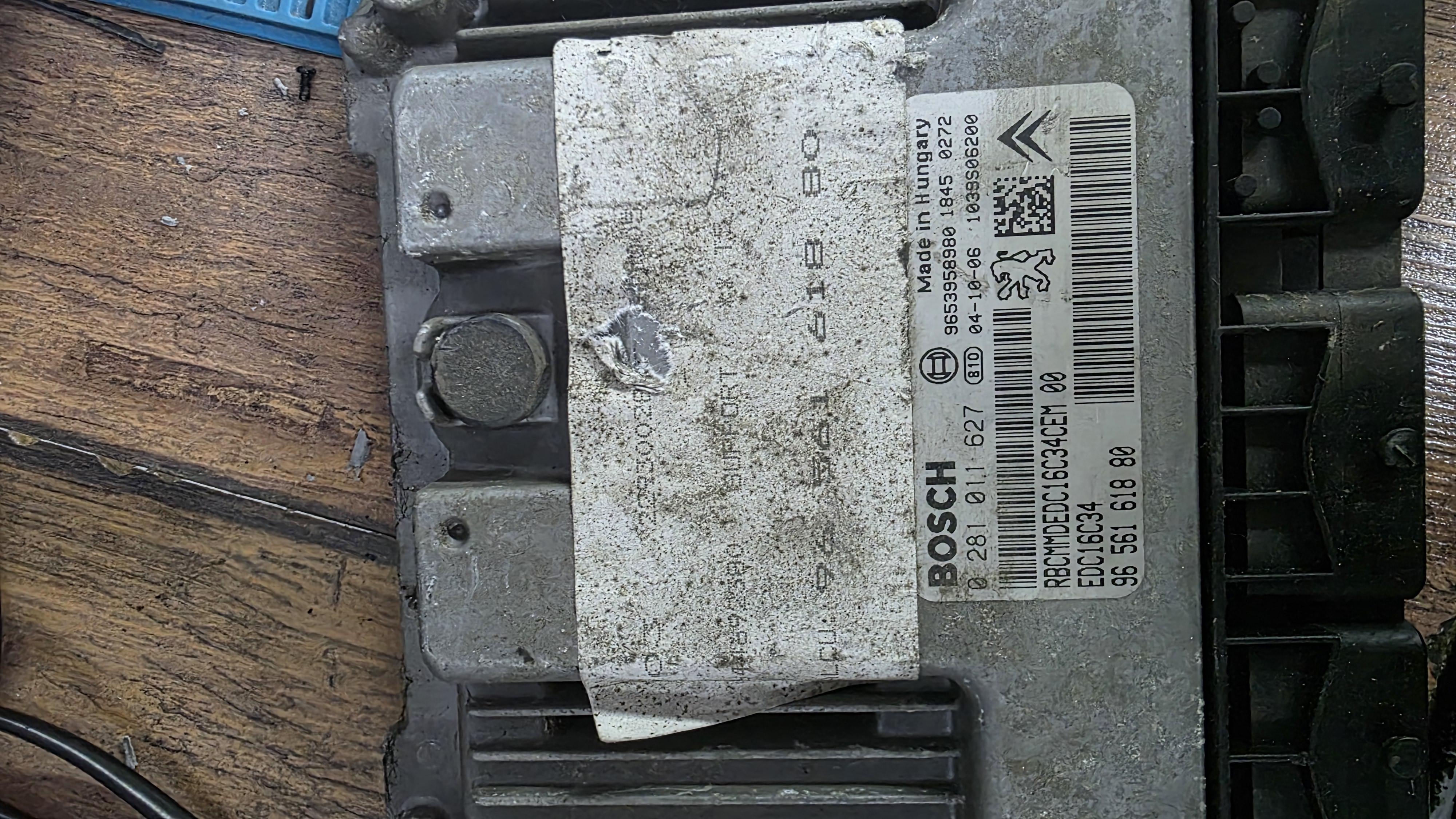 Calculator ECU edc16c34, HW 0281011627